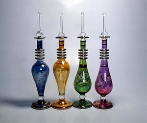 egyptian perfume bottles, handmade perfume bottles